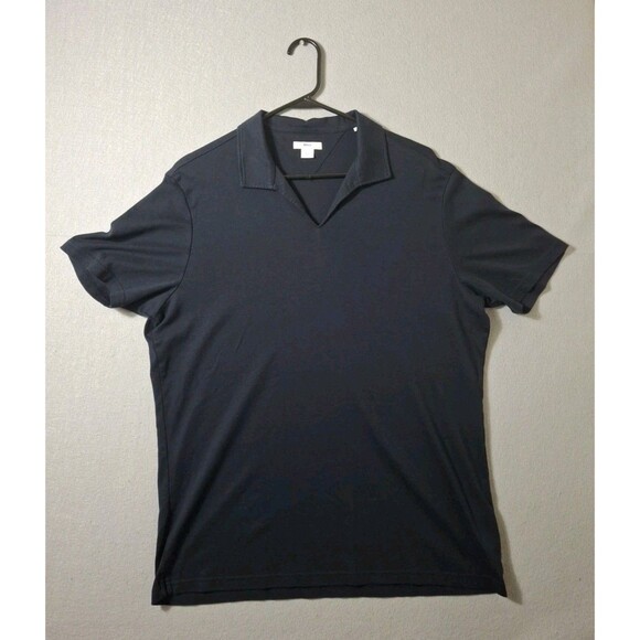 Brax Feel Good Mens Cotton Collared Short Sleeve Pullover Polo Top Navy Size XL - Picture 1 of 7